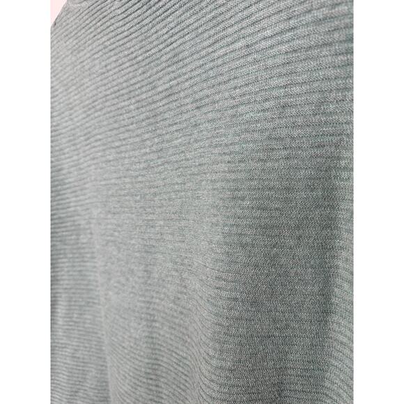 Dakini Anthropologie Blue Green Ribbed Pullover Oversized Cotton Jumper, Size M - Picture 5 of 5